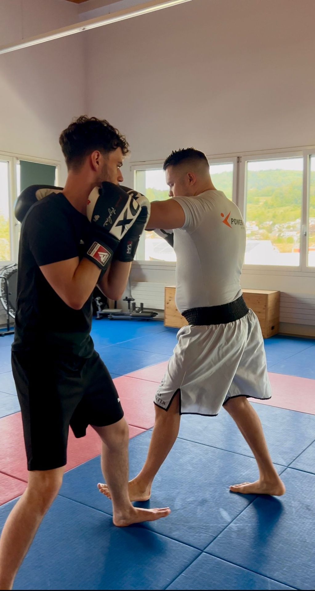 Boxen Sparring im Ring